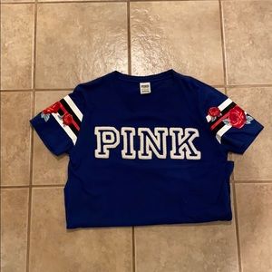 Victoria secret pink blue shirt